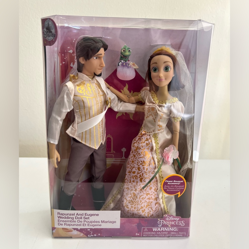 Rapunzel and Eugene Wedding Doll Set Disney Collectable